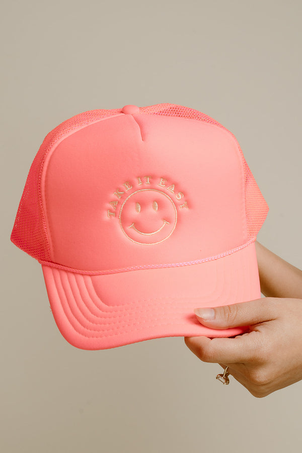 Trucker Hat - Take It Easy - Pink