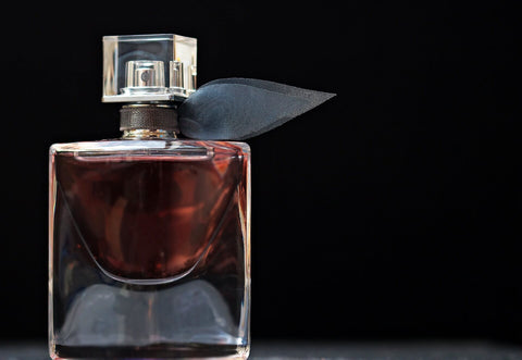 A fragrance bottle