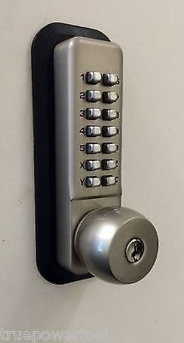 keyless deadbolt door lock