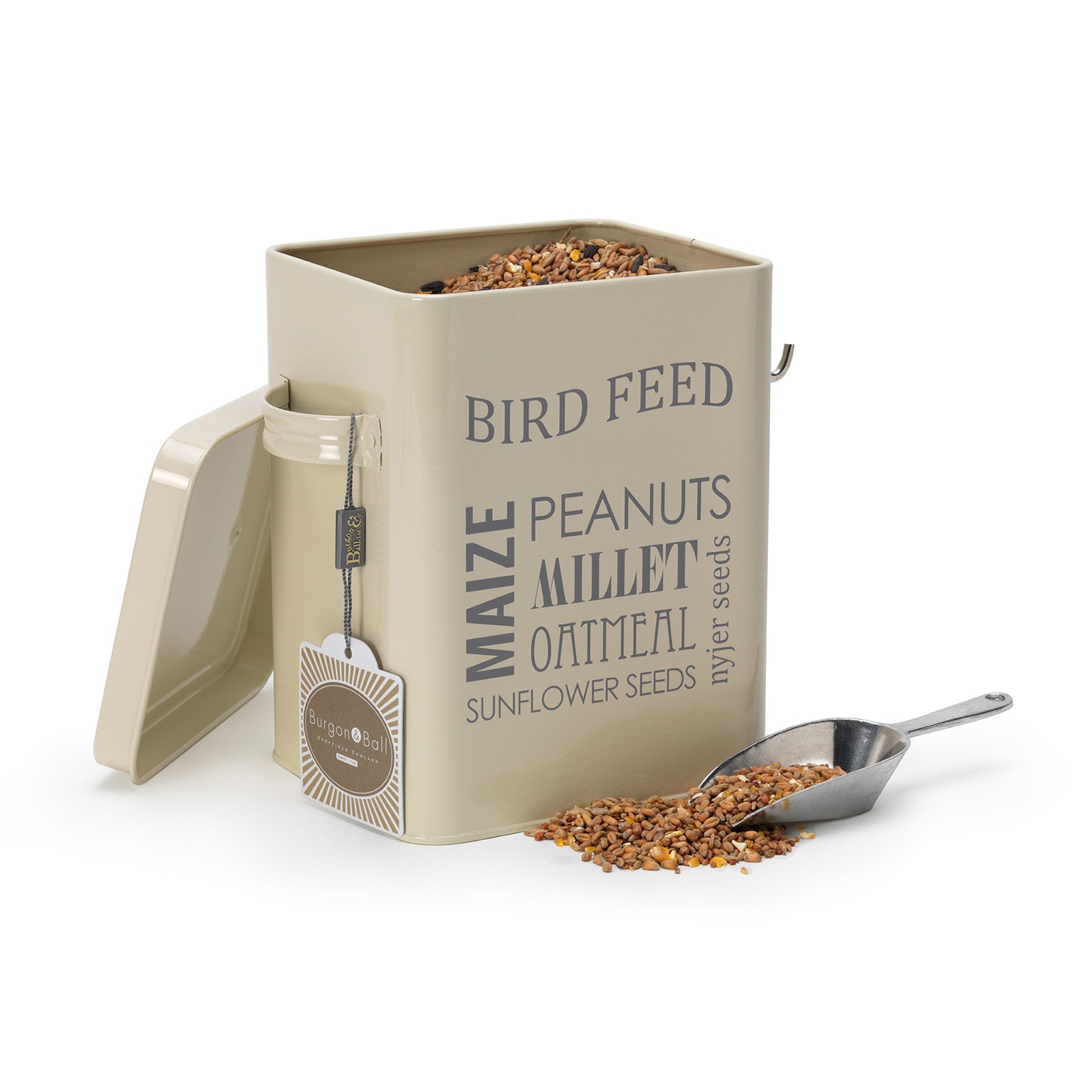 Bird Feed Tin - Jersey Cream - The Potting Shed Garden Tools