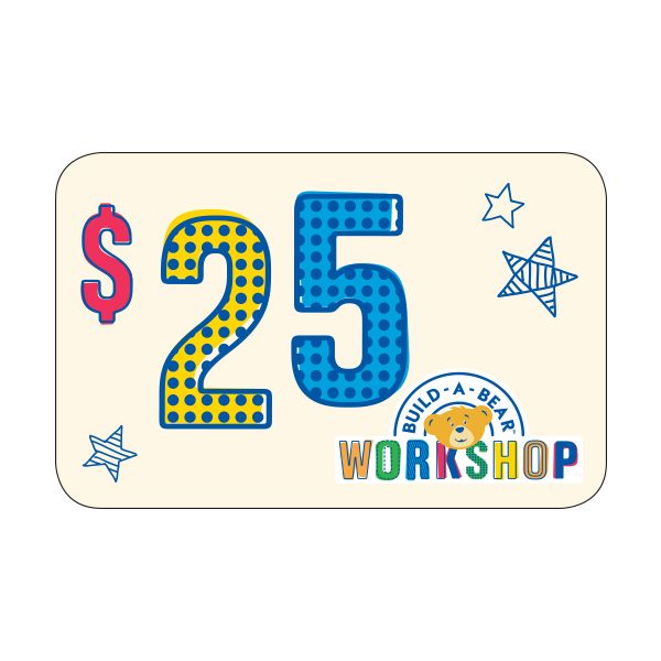 $25 In-Store Use Gift Card – Build-A-Bear Workshop Australia