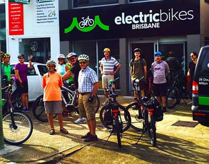 Electric Bikes Brisbane Owners Club February ebike ride River Loop 
