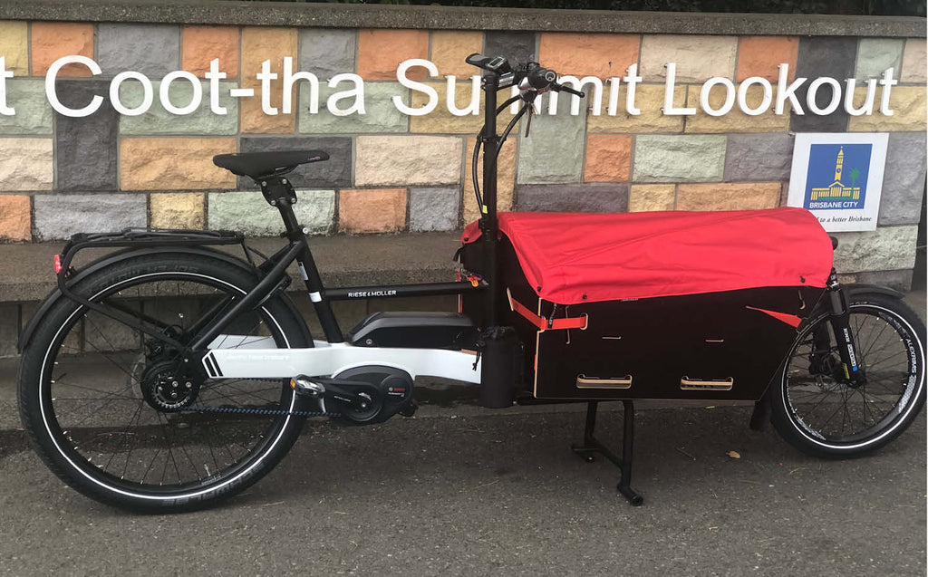 Riese & Muller Packster 60 cargo ebike conquers Mt Coot-tha