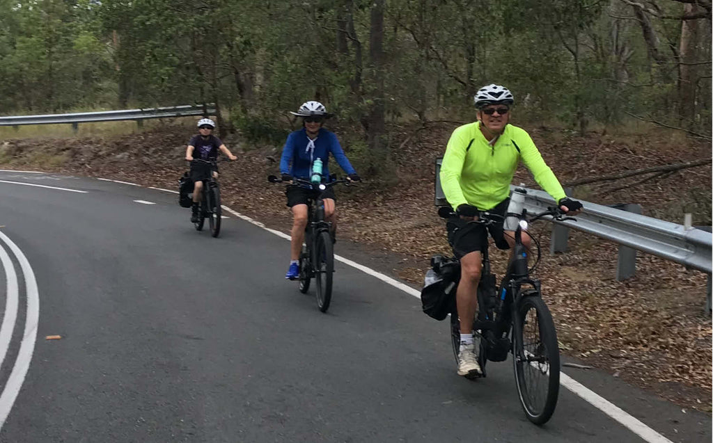 Electric Bikes Brisbane Owners Club ride - Mt Coottha