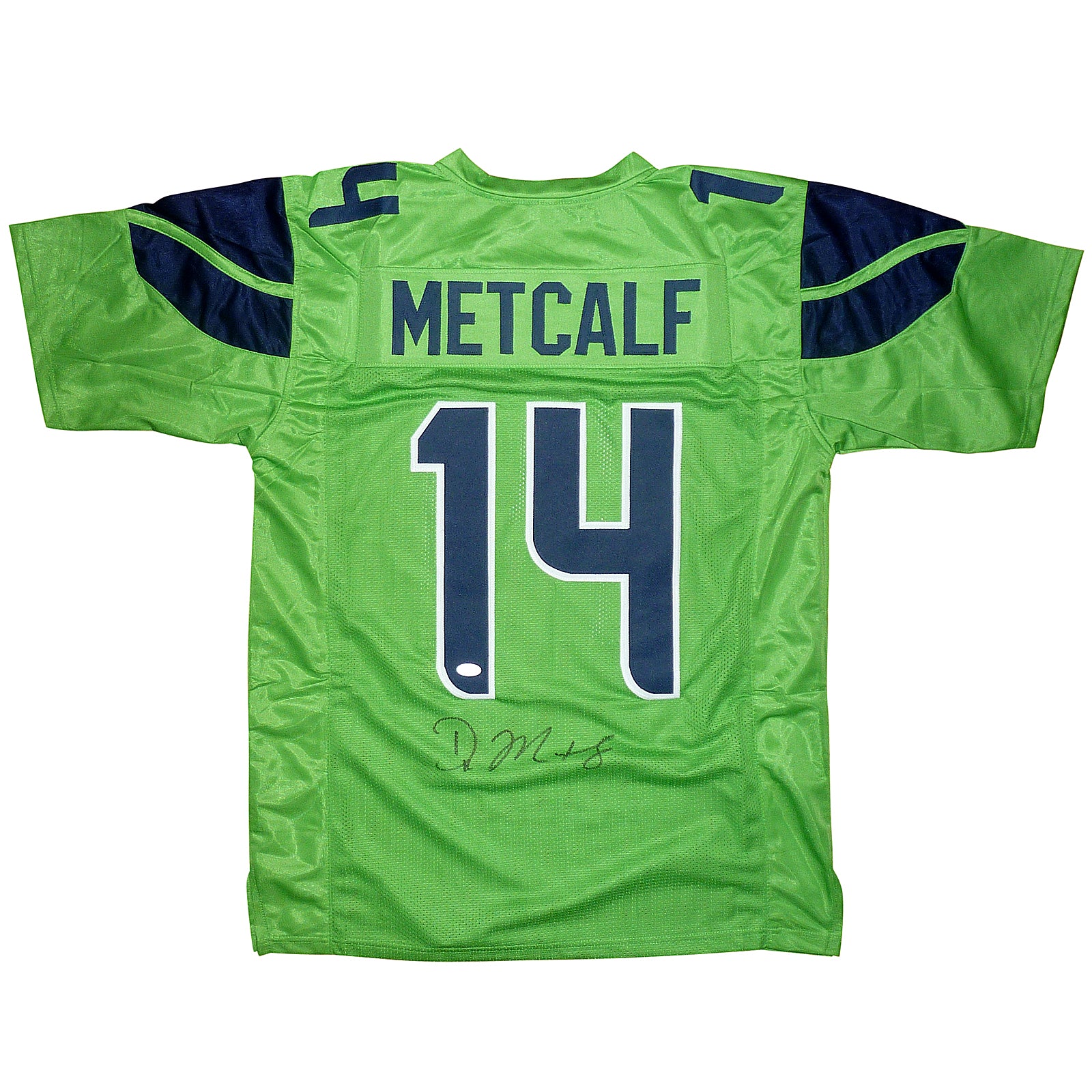 DK Metcalf Seattle Seahawks Autographed Navy Nike Game Jersey with DECAF  Inscription