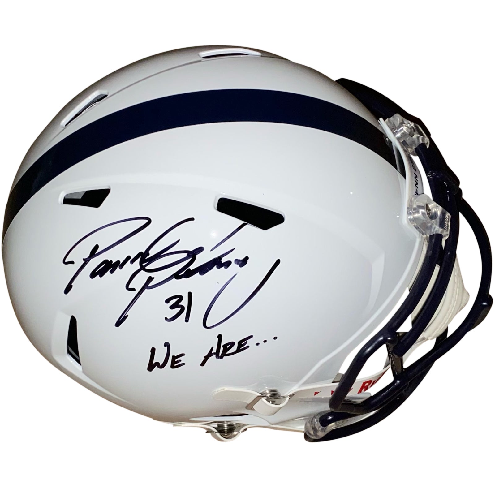 At Auction: Saquon Barkley Signed Replica Helmet Jsa Coa