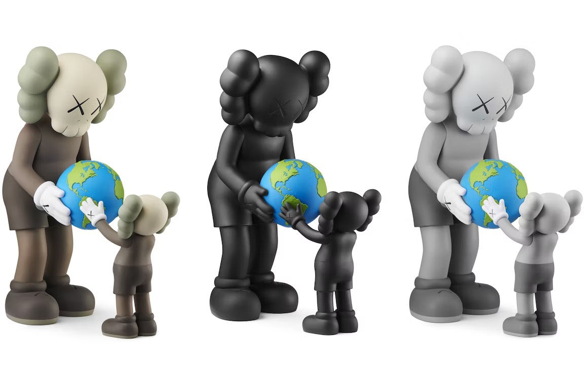 KAWS THE PROMISE Vinyl Figure Set Brown/Black/Grey – SNKRSHD