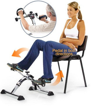 folding pedal exerciser