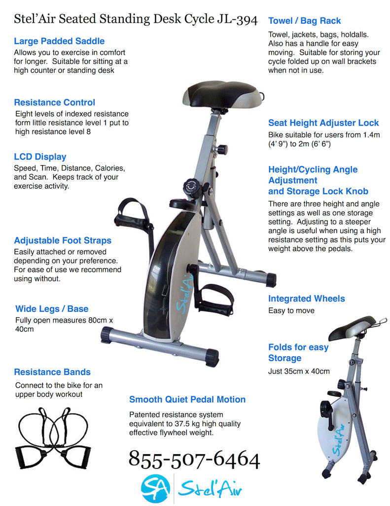 standing desk bicycle