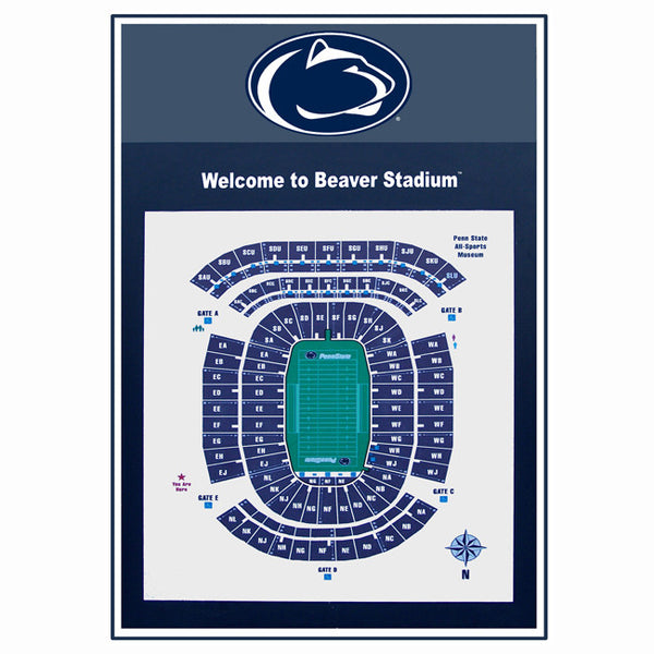 Penn State Seating Chart With Rows