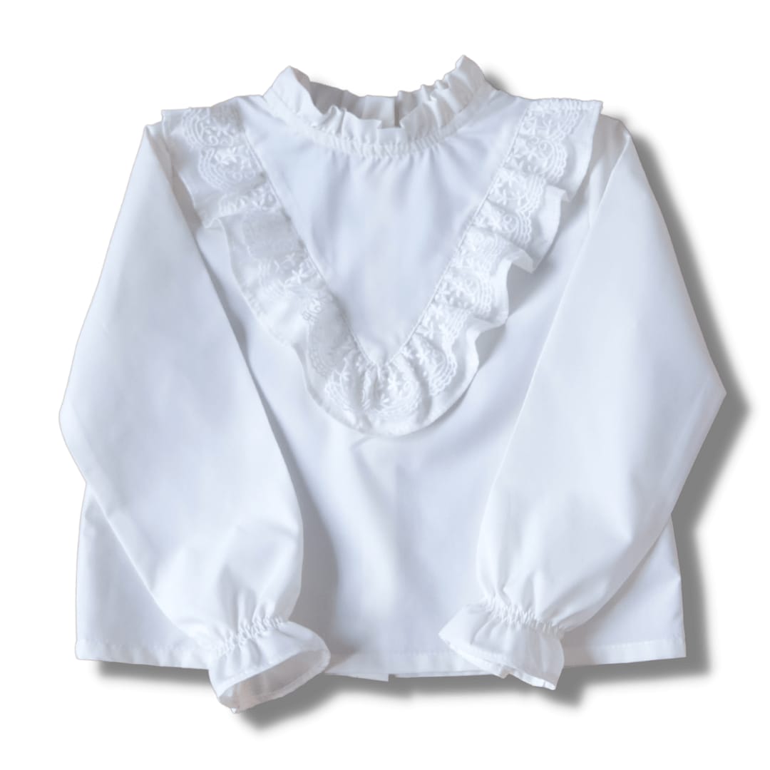 Indica album bodem blouse met franje en kant - Camellia Boutique |Armario de Jenna Millie