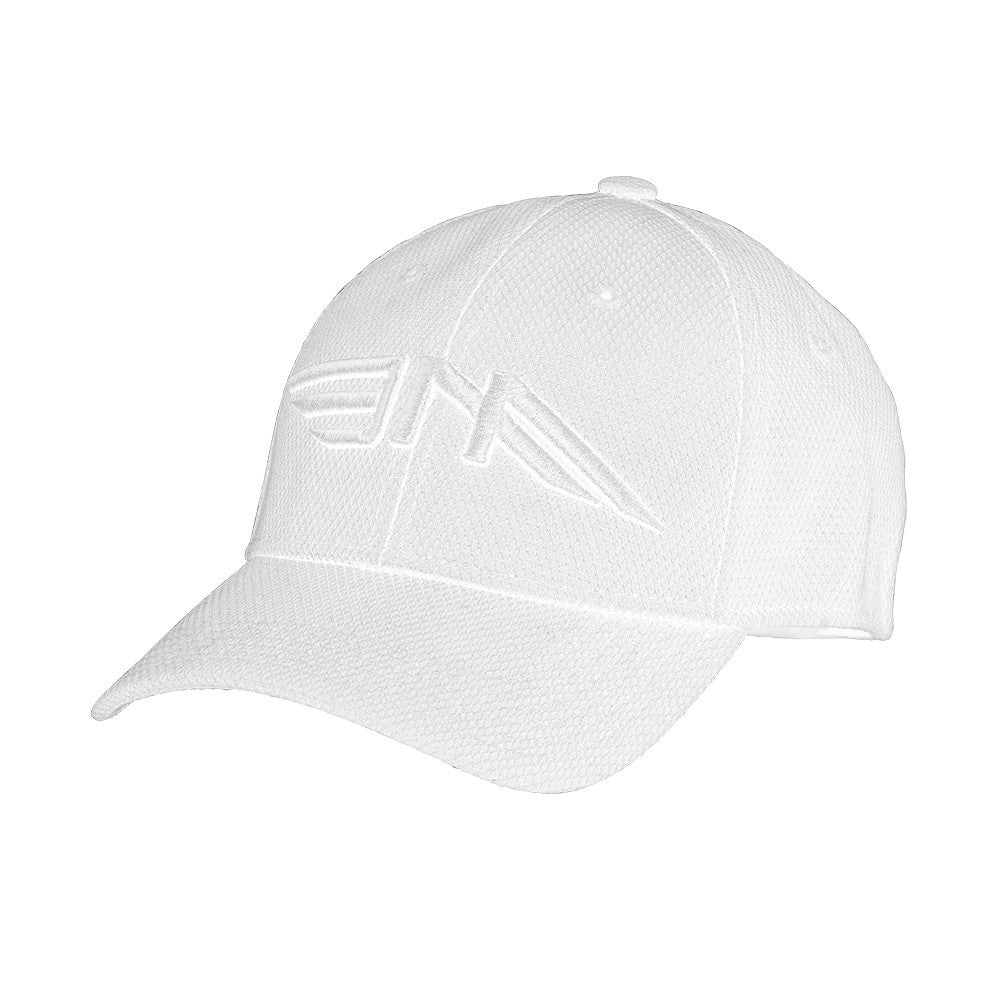 Be An Athlete FITTED 'WHITE ON WHITE' BASEBALL CAP