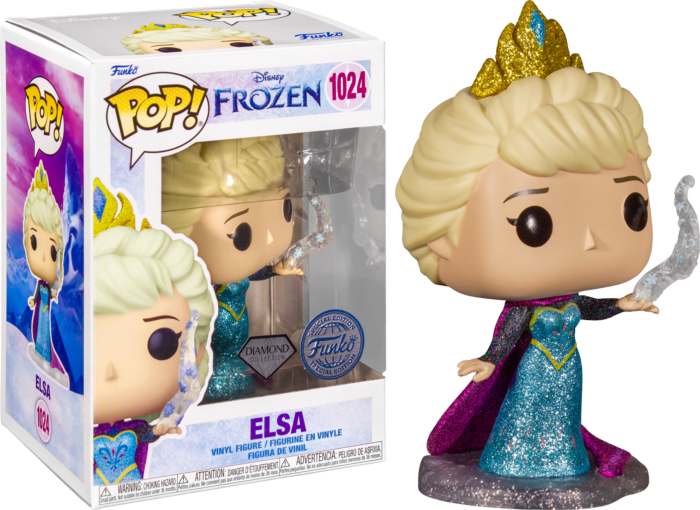 muur oppakken Peer Funko Pop! Frozen - Elsa Ultimate Disney Princess Diamond Glitter #102