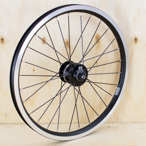 Brompton SP SV-8 Custom Dynamo Wheel In Black