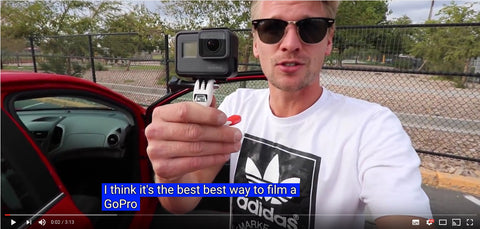 Fabian Doerig - The Grill Mount is the best way to film with a GoPro