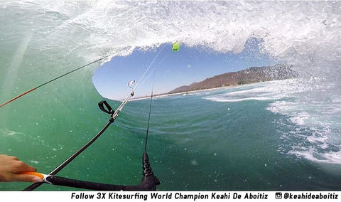 Keahi De Aboitiz uses the Pro Standard Grill Mount Mouth Mount for GoPro