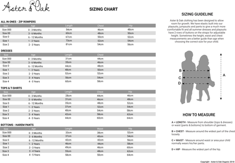 Aster-and-Oak-Sizing-Chart