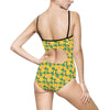 Ladies One-Piece Swimsuit / Leotard - Tropical Picnic