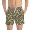 Mens Swim Trunks - Tropical Ocean