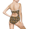 Ladies One-Piece Swimsuit / Leotard - Daisy Meadow