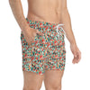 Mens Swim Trunks - Feeling Festive