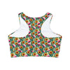 Padded Sports Bra - Fairy Garden