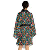 Kimono Cover-Up Robe - Electric Jungle