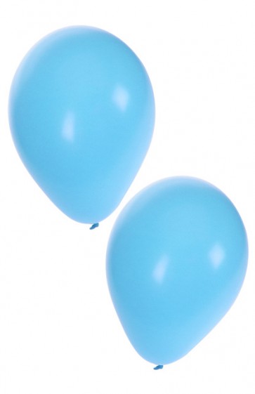 Helium ballonnen Baby blauw inch per –