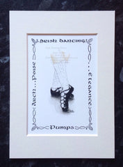 Irish Dance Pumps Irish Art Print