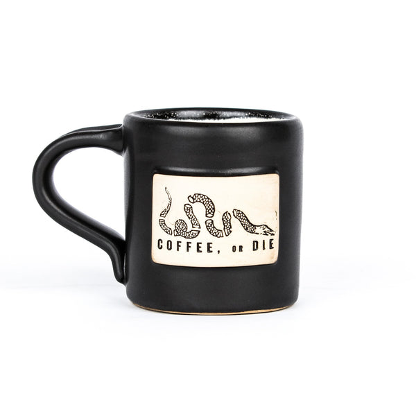 cups tumblers Coffee Mug Made or Coffee, Black Hand Rifle Die â€“ Company