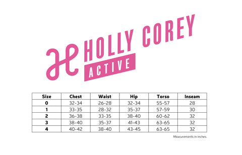 Active Size Chart