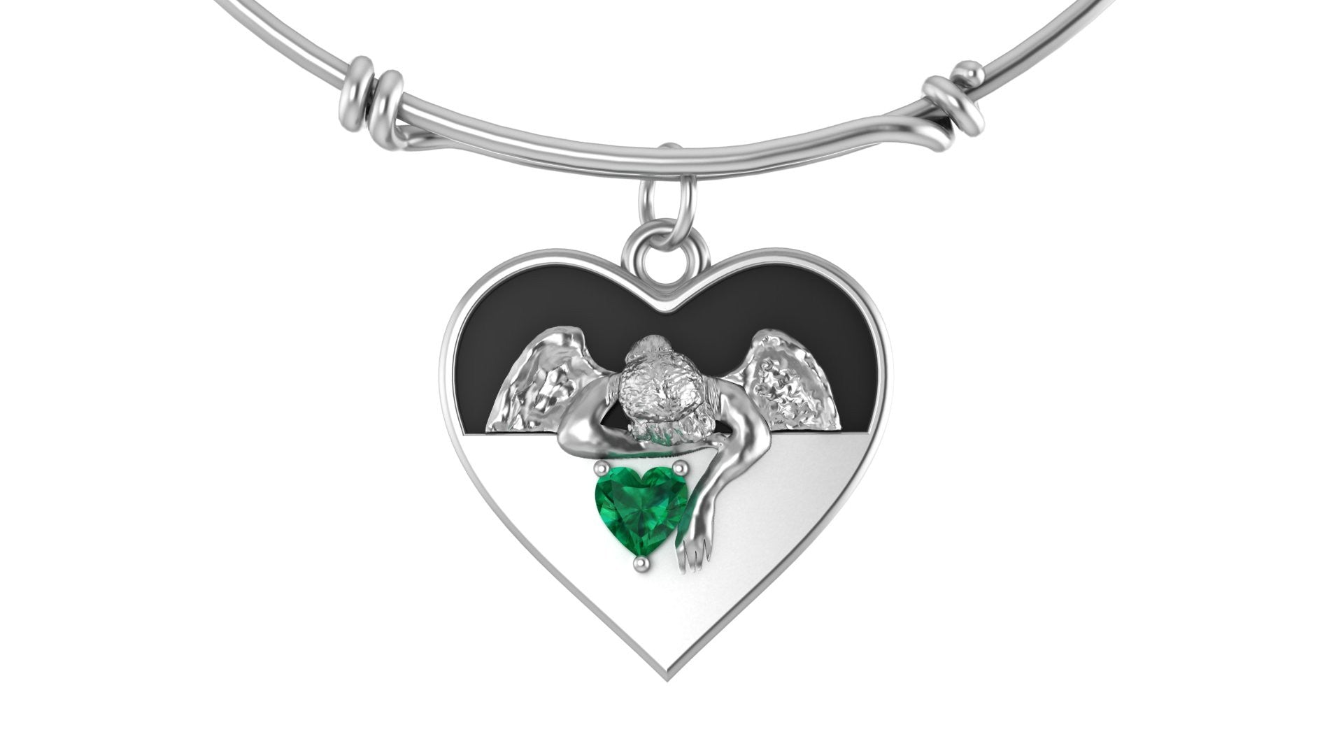 Forever Heart Birthstone Pendant – ShineOn