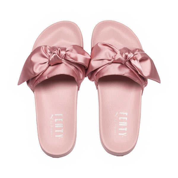 pink rihanna puma bow slide