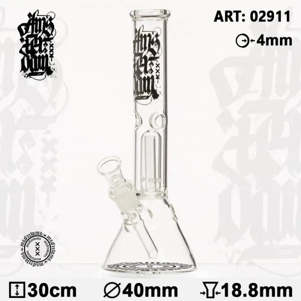 Amsterdam | 12" Clear Water Pipe w/ Dome – Daze Supply