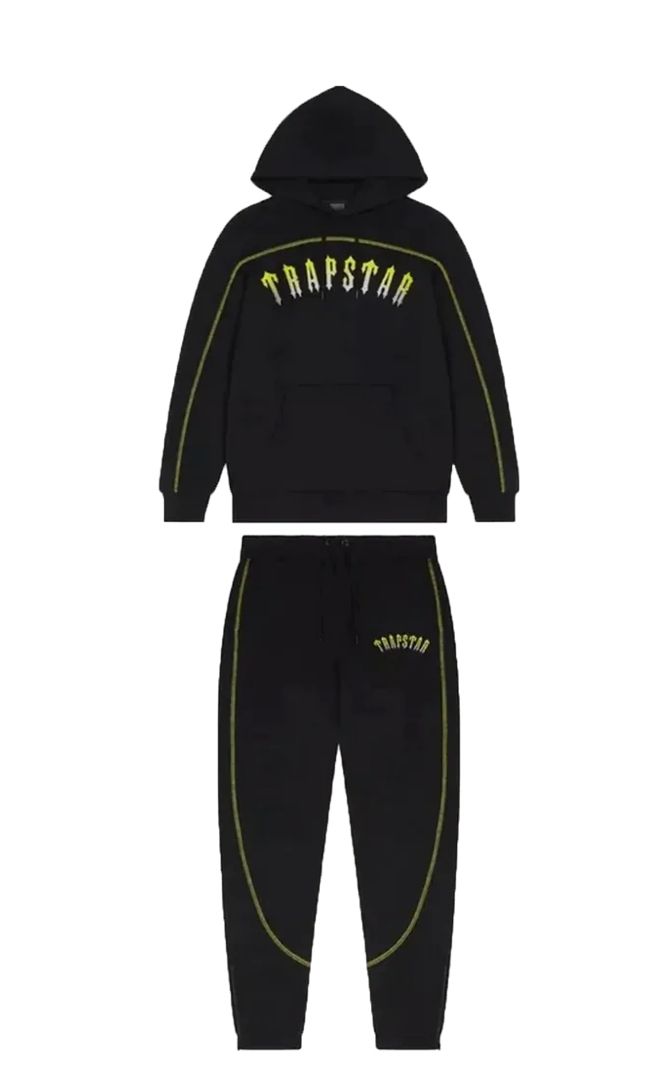 Trapstar Tracksuit Black / Yellow