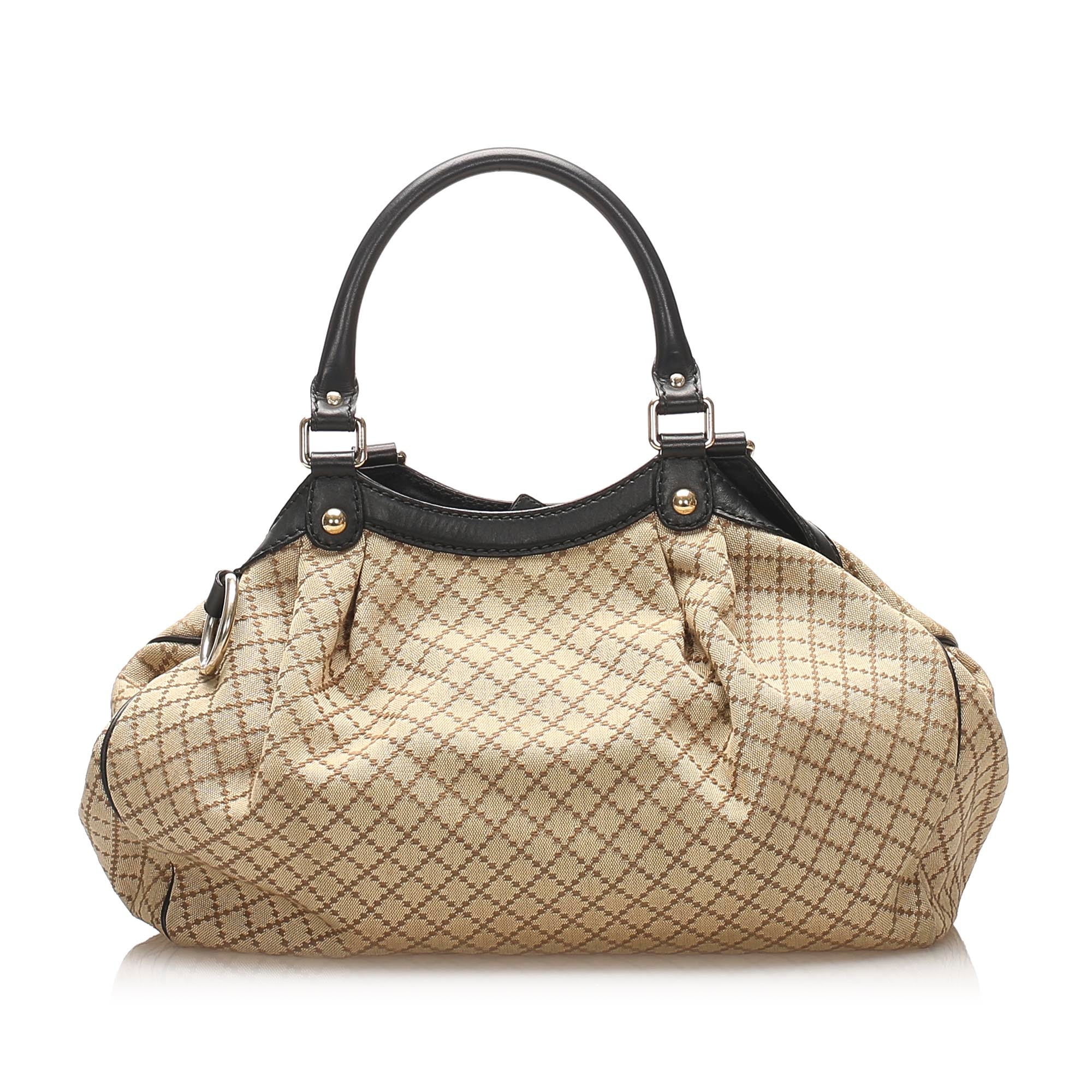 Diamante Sukey Canvas Handbag