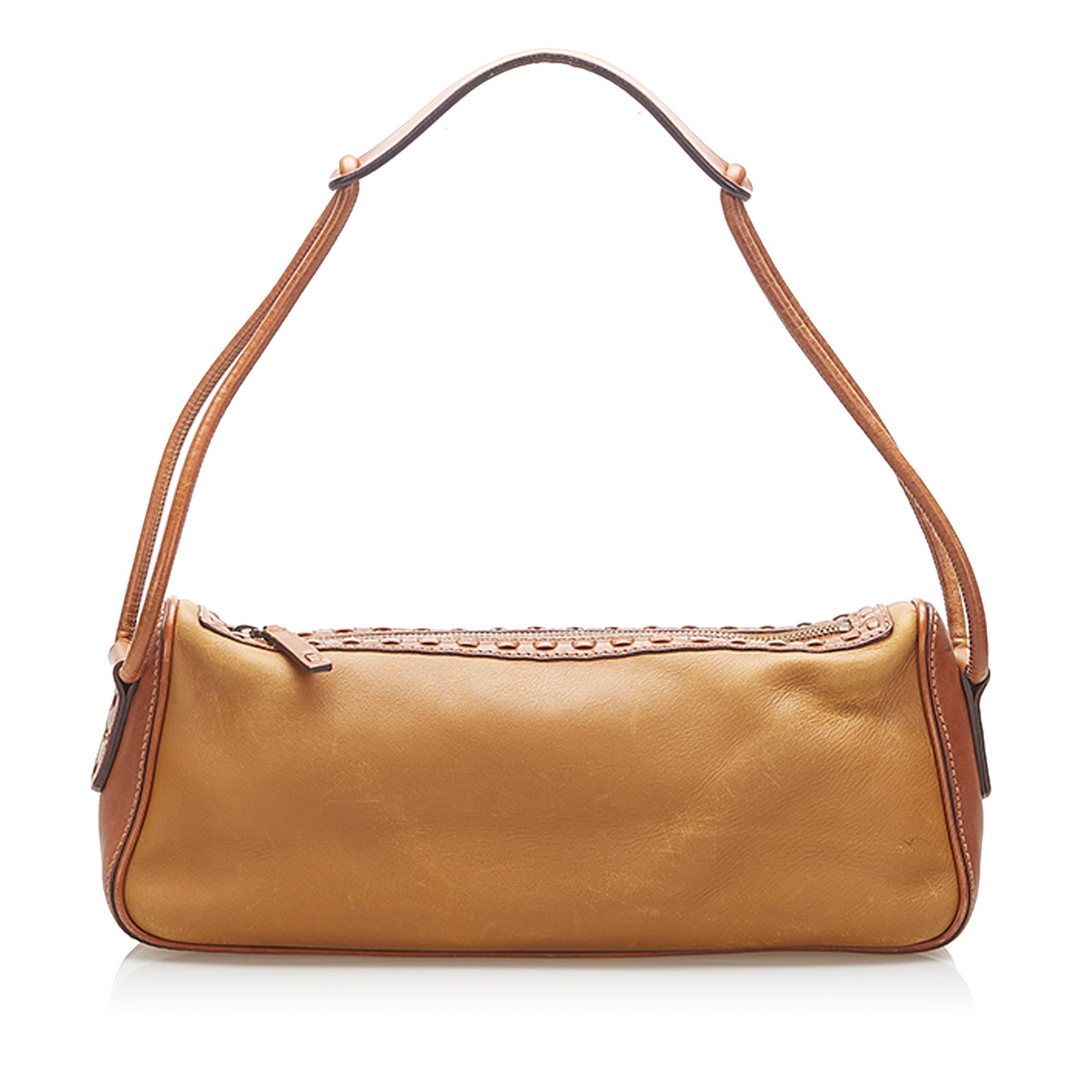 Gucci Brown Leather Shoulder Bag