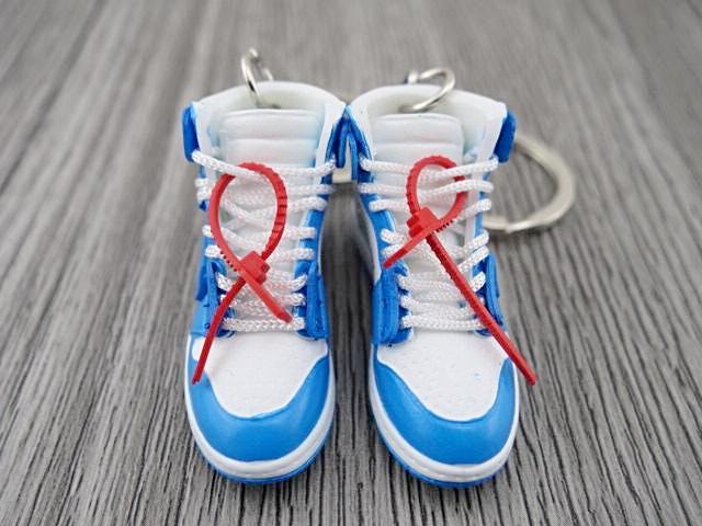 Mini sneaker keychain 3D HQ AJ1 x OW 