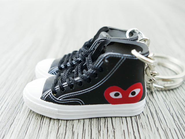 converse comme des garcons black