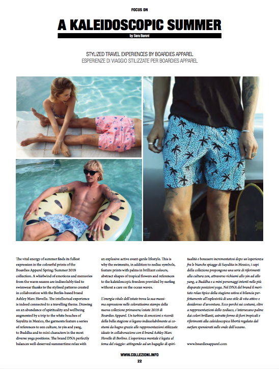 Sport & Street Collezioni Features Boardies® Featuring Flair Palm Print