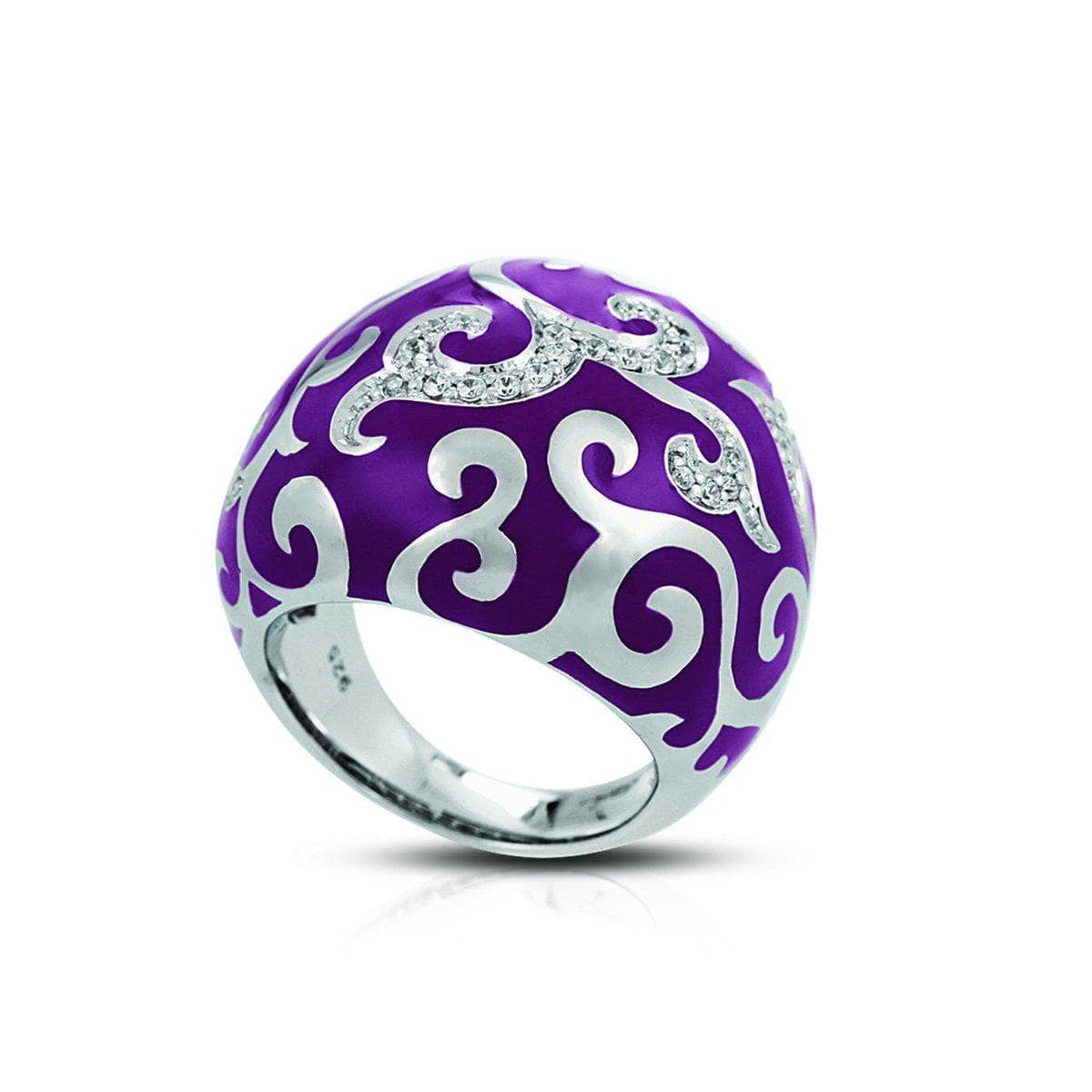 Royale Dark Orchid Ring-Belle Etoile-Renee Taylor Gallery