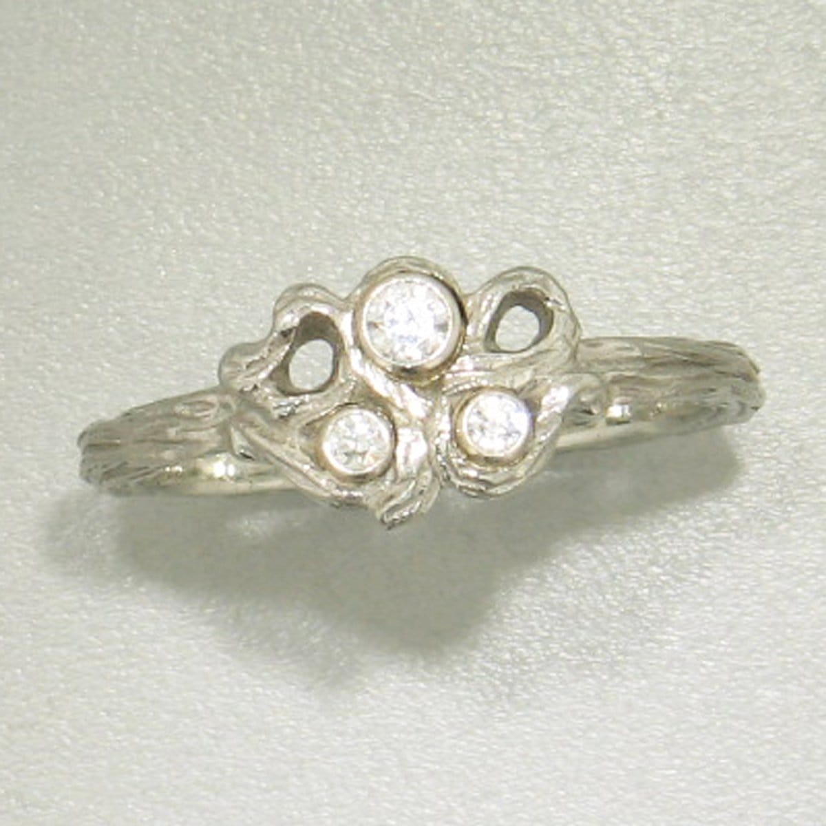 Shadow Five Loop Stacking Gold & Diamond Ring - 40R8-5-1G-WG-Sarah Graham-Renee Taylor Gallery