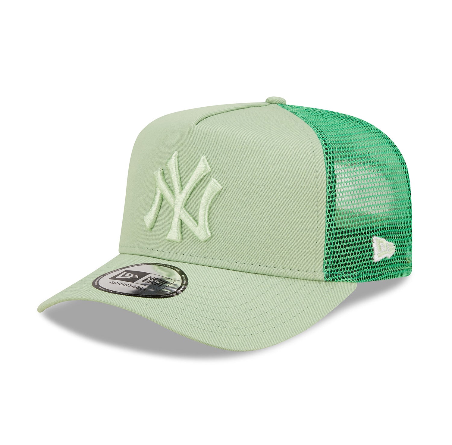 NY Yankees New Trucker Cap light green JustFitteds