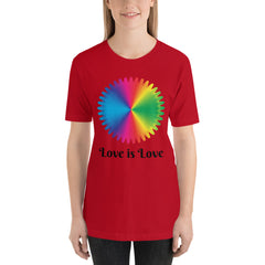 Short-Sleeve Rainbow Love T-Shirt