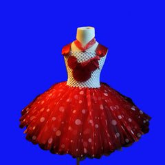 Red Polka Dot Minnie Mouse Themed Tutu