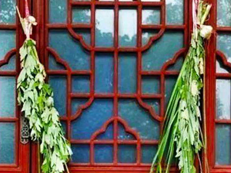 Hanging Chinese Mugwort and Calamus