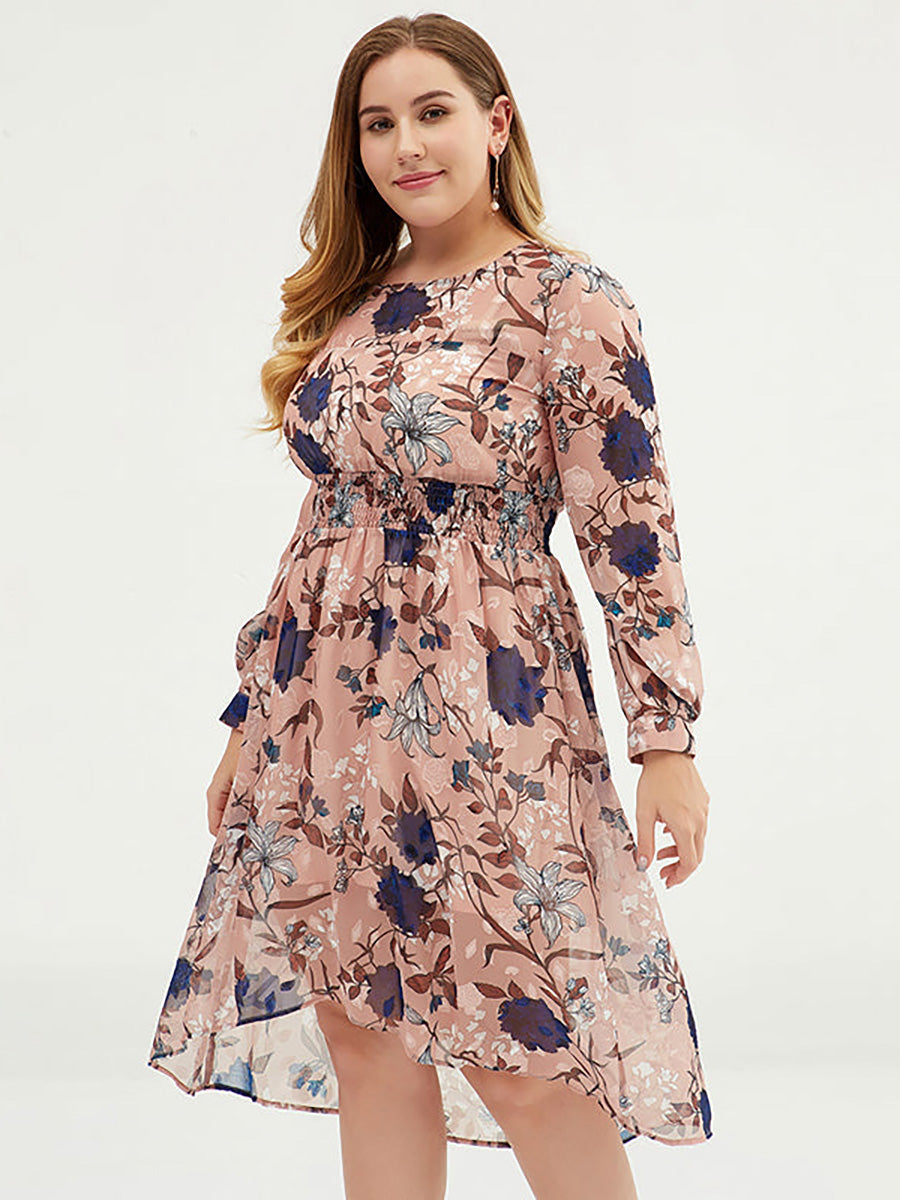 women's plus size chiffon dresses