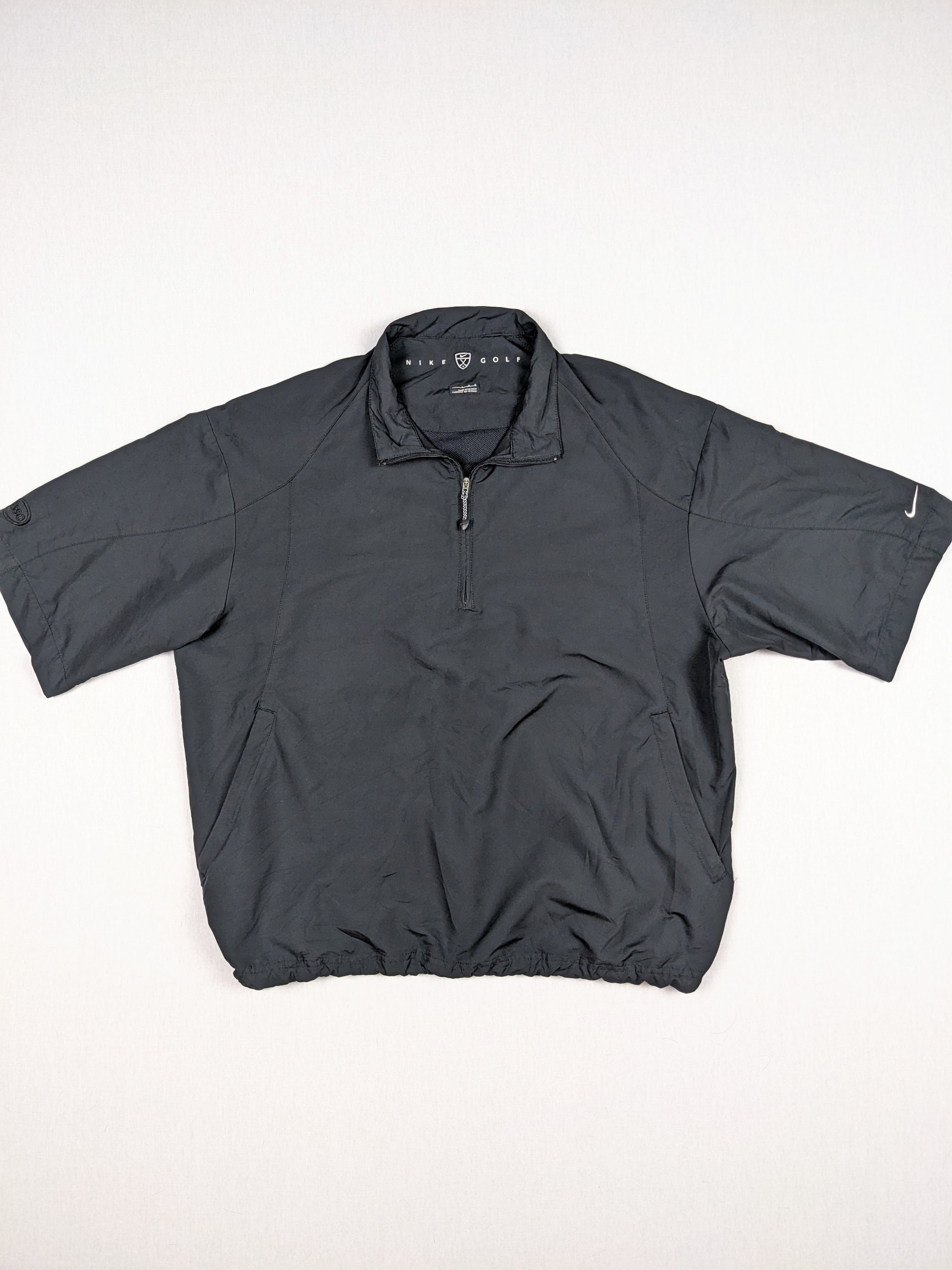 nike pullover short sleeve windbreaker