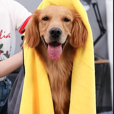 Serviette™ de bain microfibre pour chiens, absorbantes