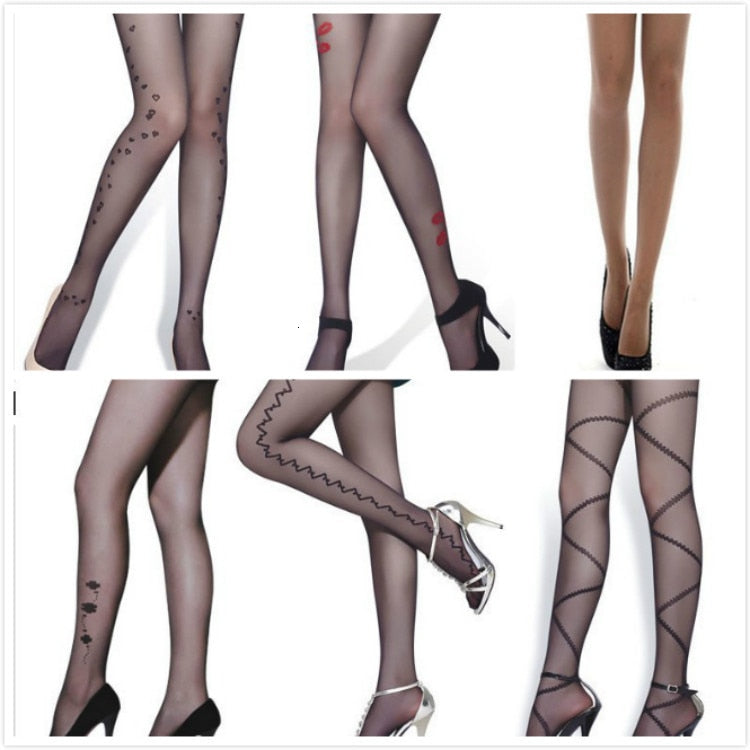 pantalon panty-Totem fa-Tattoo filaire chaussettes